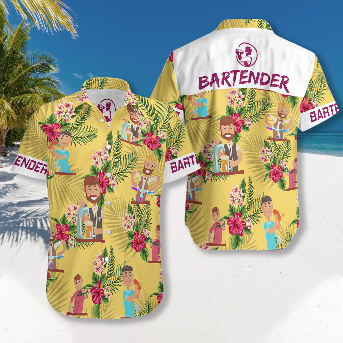 Bartender EZ15 1708 Hawaiian Shirt - Hyperfavor