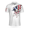 Baseball American Flag Polo Shirt - Hyperfavor
