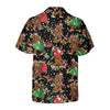Bigfoot Santa Claus With Christmas Pattern Hawaiian Shirt, Funny Christmas Bigfoot Shirt, Gift For Christmas - Hyperfavor