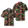 Bigfoot Santa Claus With Christmas Pattern Hawaiian Shirt, Funny Christmas Bigfoot Shirt, Gift For Christmas - Hyperfavor
