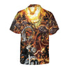 Biker Native Hawaiian Shirt, American Indian Mortocycle Shirt, Gift For Bikers - Hyperfavor