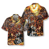Biker Native Hawaiian Shirt, American Indian Mortocycle Shirt, Gift For Bikers - Hyperfavor