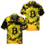 Bitcoin Cryptocurrency Hawaiian Shirt, Yellow And Black Bitcoin Shirt For Men & Women - Hyperfavor