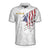 Bowling American Flag White Background Custom Polo Shirt - Hyperfavor