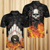 Bowling Skull And Monster Ball EZ24 1004 Polo Shirt - Hyperfavor