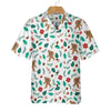 Christmas Bigfoot Sasquatch Pattern Hawaiian Shirt, Funny Christmas Shirt, Best Gift For Christmas - Hyperfavor