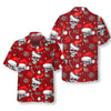 Christmas Skulls With Candy Canes Red Version Christmas Hawaiian Shirt, Skull Christmas Hawaiian Shirt For Men - Hyperfavor