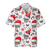 Christmas Skulls With Candy Canes White Version Christmas Hawaiian Shirt, Skull Christmas Hawaiian Shirt For Men - Hyperfavor