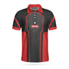 Custom Name Billiards In Red Custom Polo Shirt, Personalized Billiards Shirt For Men - Hyperfavor