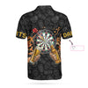 Darts And Beer Lover Shirt For Men Custom Polo Shirt, Personalized Dart Shirt For Men Polo Style Dart Shirt - Hyperfavor