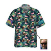 Dubay Design Funny Custom Face Flamingo Hawaiian Shirt - Hyperfavor