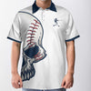 Eat Sleep Baseball Lover Skull EZ06 0904 Polo Shirt - Hyperfavor