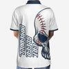 Eat Sleep Baseball Lover Skull EZ06 0904 Polo Shirt - Hyperfavor