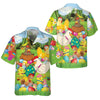 Farm Chicken Easter Eggs Hawaiian Shirt, Easter Bunny Shirt, Funny Easter Shirt & Easter Gift Ideas - Hyperfavor