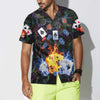 Flaming Poker Casino Hawaiian Shirt, Flame Casino Shirt For Adults, Cool Shirt For Poker Card Players - Hyperfavor