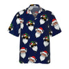 Funny Santa Claus Face Custom Hawaiian Shirt, Funny Santa Shirt, Personalized Christmas Gift - Hyperfavor