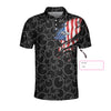 Germato Bowling American Flag Custom Polo Shirt - Hyperfavor