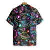 Glowing Space With Rainbow Star Hawaiian Shirt - Hyperfavor