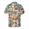 Golden Retriever Celebrate Christmas Hawaiian Shirt, Golden Retriever Christmas Dog Hawaiian Shirt, Christmas Gift For Dog Lover - Hyperfavor