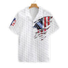 Golf American Flag Hawaiian Shirt - Hyperfavor