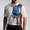 Golf American Skull Flag Polo shirt - Hyperfavor