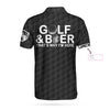 Golf And Beer That's Why I'm Here Custom Polo Shirt - Hyperfavor