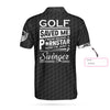 Golf Saved Me From Being A Pornstar Now I'm Just A Swinger Custom Polo Shirt - Hyperfavor