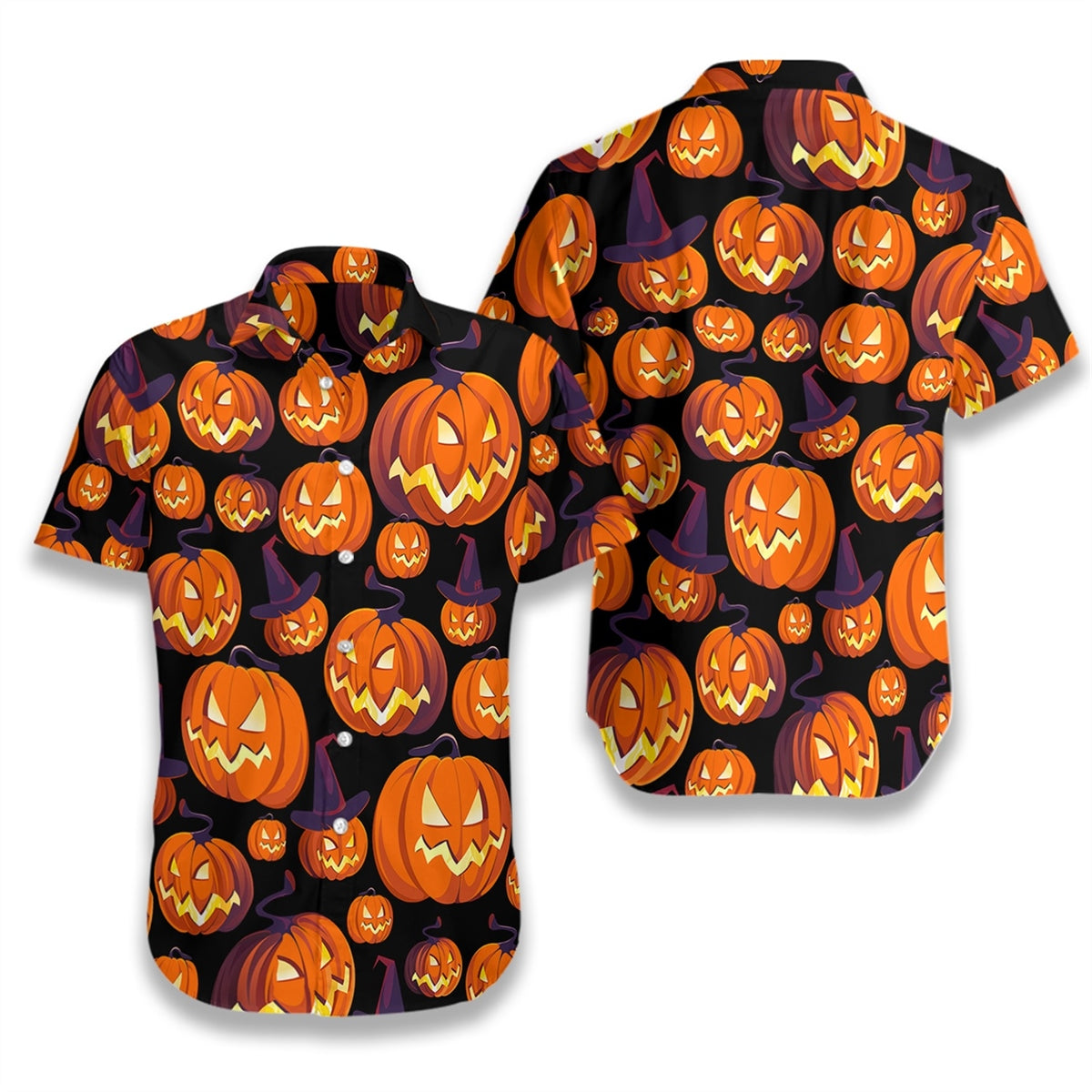 Halloween Pumpkin EZ16 2608 Hawaiian Shirt - Hyperfavor