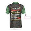 I Am A Chemistry Teacher Custom Polo Shirt - Hyperfavor