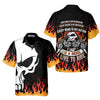 I Live To Ride Hawaiian Shirt, Unique Skull Motocycle Shirt, Best Gift For Bikers - Hyperfavor
