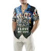 I Love My Wife Casino Hawaiian Shirt, Funny Casino Poker Shirt For Men, Casino Shirt Short Sleeve, Gift For Casino Lover - Hyperfavor