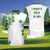 I Made A Hole In One Custom Polo Shirt, White And Green Argyle Pattern Polo Shirt, Funny Golf Sayings Shirt - Hyperfavor