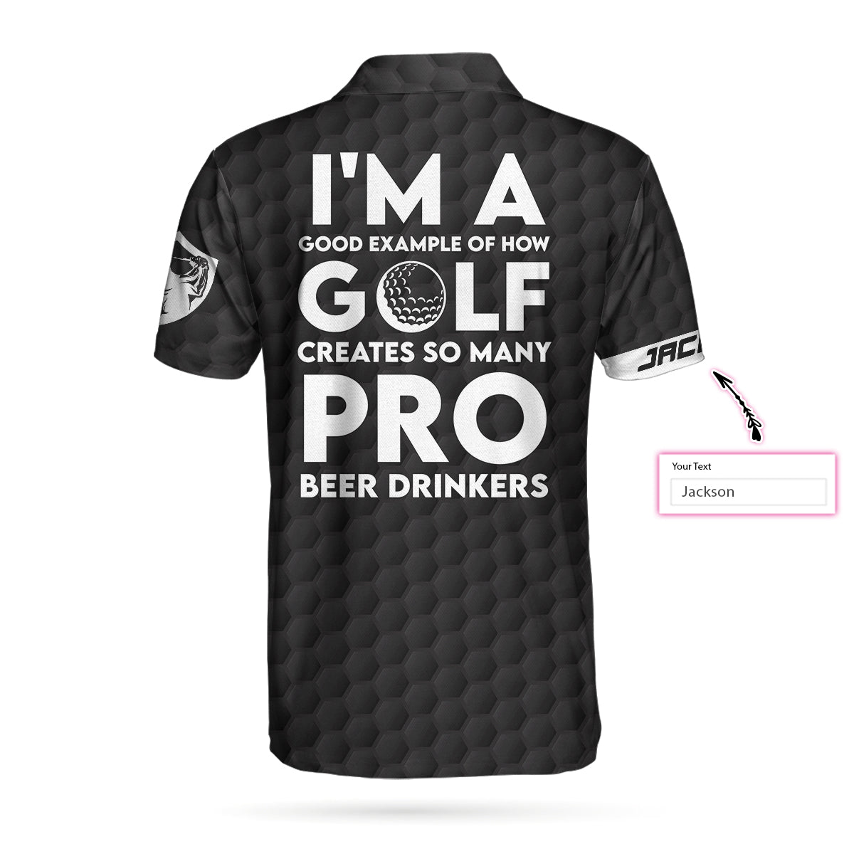 I'm A Golf Pro Ver2 Custom Polo Shirt - Hyperfavor