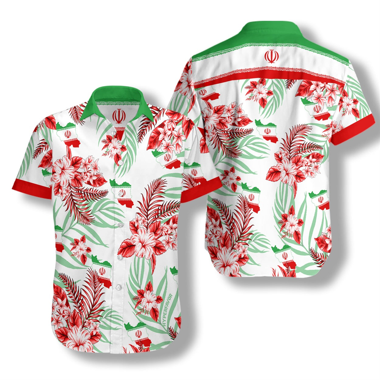 Iran Proud EZ05 1007 Hawaiian Shirt - Hyperfavor