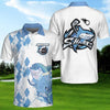 Jawsome Golfer Shark Golf V2 Polo Shirt - Hyperfavor