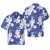 Justin Chapman Blue Version Hawaiian Shirt - Hyperfavor
