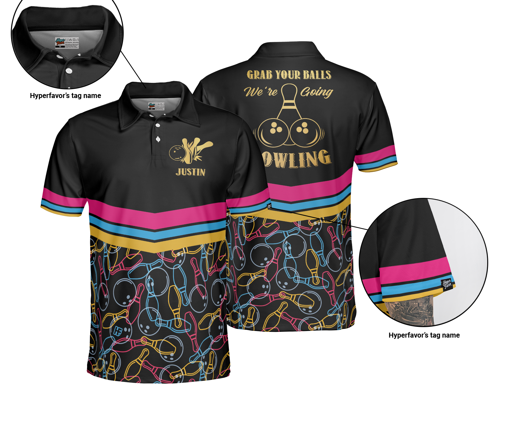 Kacie Kennedy Custom Polo Shirt - Hyperfavor