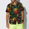 Lion Head With Cannabis Marijuana Leaves Lion Hawaiian Shirt, Button Up Lion Shirt For Men & Women, Cool Gift For Lion Lover - Hyperfavor