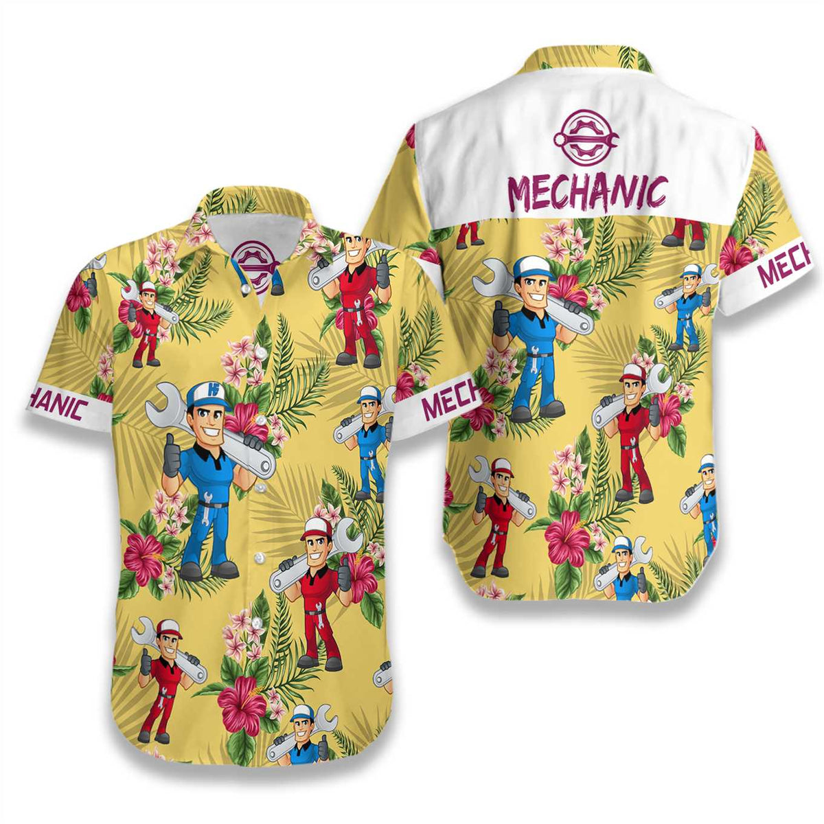 Mechanic EZ15 1708 Hawaiian Shirt - Hyperfavor