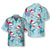 Merry Christmas Shark Santa Hat Christmas Hawaiian Shirt, Funny Shark Hawaiian Shirt For Christmas Day - Hyperfavor
