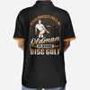 Never Underestimate An Old Man Playing Disc Golf Short Sleeve Custom Polo Shirts For Men And Women - Hyperfavor