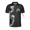 Personalized Golf Ball And Skulls Custom Polo Shirt, Custom Golf Shirt For Men - Hyperfavor