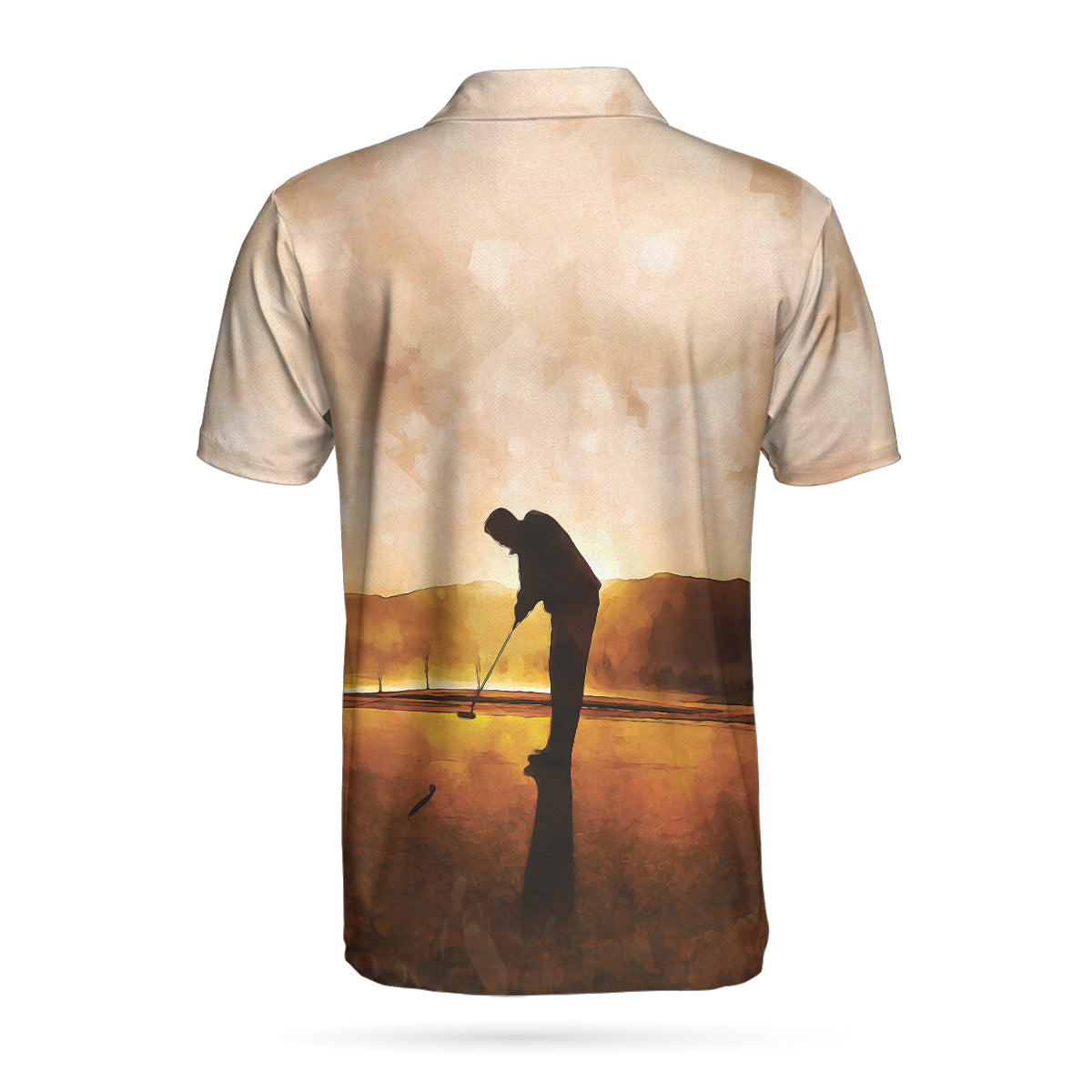 Playing Golf At Sunset EZ24 2603 Polo Shirt - Hyperfavor