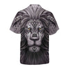 Polynesian Lion Tattoo Lion Hawaiian Shirt, Button Up Lion Shirt For Men & Women, Cool Gift For Lion Lover - Hyperfavor