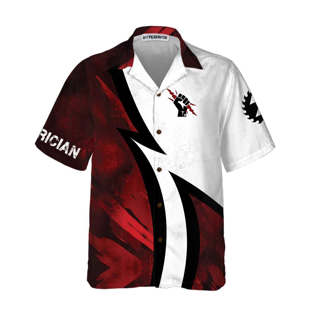 Proud To Be An Electrician Hawaiian Shirt, Electrician Shirt For Men, Cool Electrician Gift - Hyperfavor