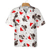 Pug Dog In Santa Hat Hawaiian Shirt, Funny Dog Christmas Shirt, Christmas Gift For Pug Lovers - Hyperfavor