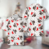Pug Dog In Santa Hat Hawaiian Shirt, Funny Dog Christmas Shirt, Christmas Gift For Pug Lovers - Hyperfavor