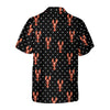 Red Lobster With Dot Hawaiian Shirt, Funny Lobster Shirt For Adults, Lobster Print Shirt - Hyperfavor