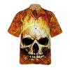 Red Skull Smoke Hawaiian Shirt, Cool Flame Skull Shirt For Men And Women - Hyperfavor