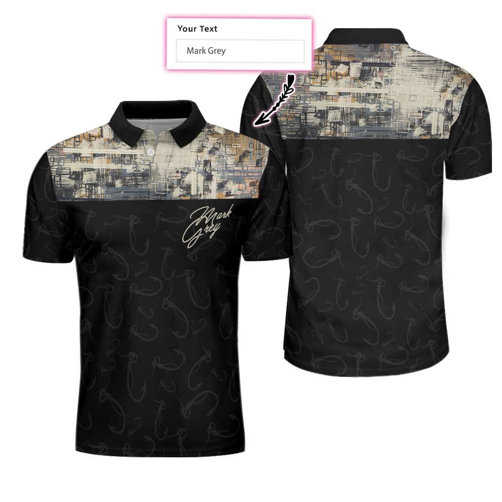 Simple Camo Elegant All Over Print Custom Polo Shirt - Hyperfavor